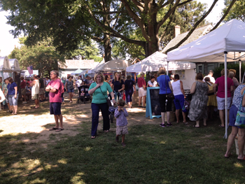 Enjoying the Rehoboth Art League Art Fair Thumbnail